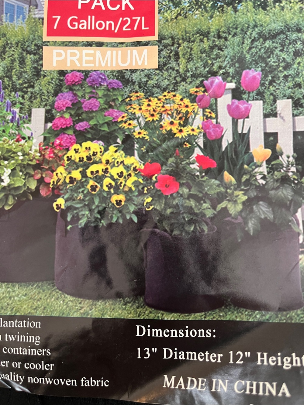 Seven gallon Grow Bags Quantity 6 - Picture 3 of 5